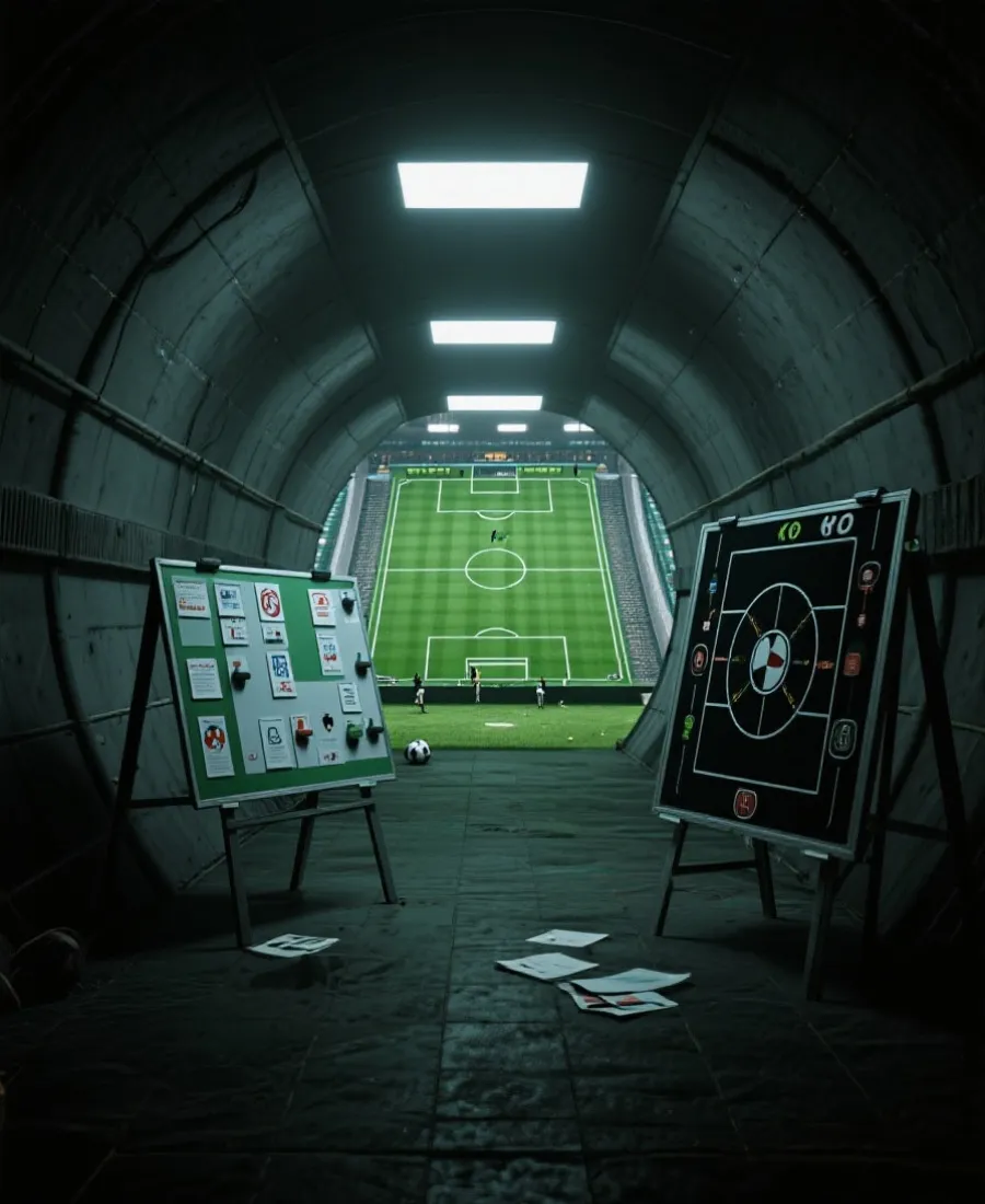 淘汰赛首轮战术观察示意图